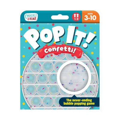 Chuckle & Roar Pop It! Confetti Fidget Toy