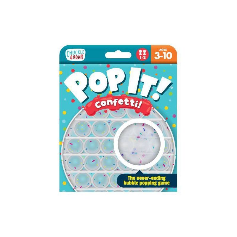 Chuckle &#38; Roar Pop It! Fidget and Sensory Game - Confetti, 1 of 9