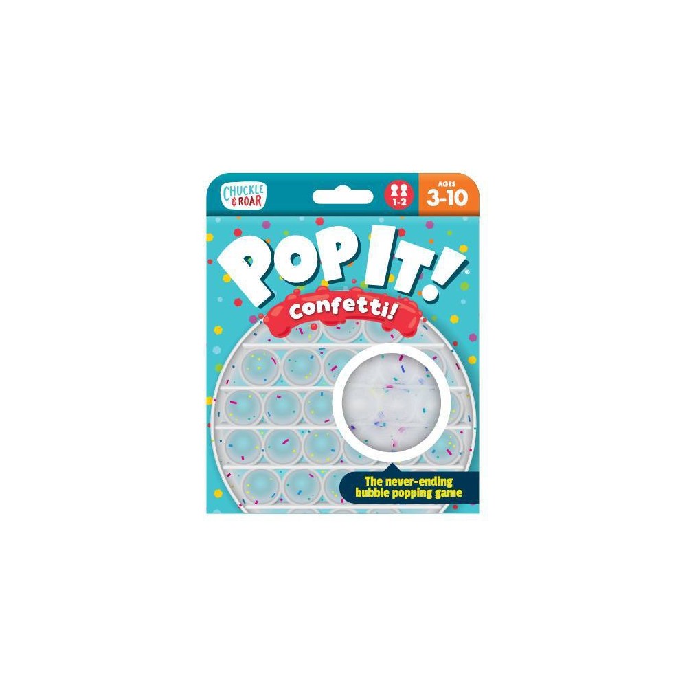 Chuckle & Roar Pop It! Fidget and Sensory Game - Confetti