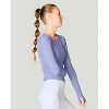 X BY GOTTEX Rib Long Sleeve Sleek, Versatile Base Layer for All Seasons - 4 of 4