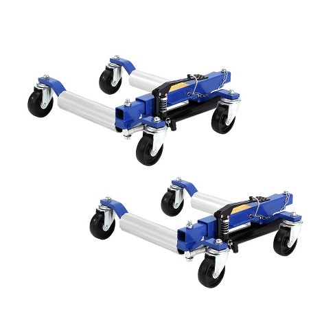 Car Wheel Dolly Jack Set, 1500LBS Capacity Wheel Dolly with Hydraulic Tire Jack & Aluminium Twin Rollers, Heavy Duty Rollers with Foot Pedal - image 1 of 4