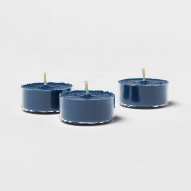 12pk Tealight Candles Cerulean Surf and Sea Navy - Threshold&#8482;, 3 of 4