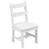 Flash Furniture Kids Solid Hardwood Table and Chair Set for Playroom, Bedroom, Kitchen - 3 Piece Set - 4 of 4