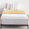 14 Inch Twin Bed Frame, Metal Platform Twin Size Bed Frame Heavy Duty Frame Sturdy Support No Box Spring Needed, Noise-Free, Under Bed Storage Space - 4 of 4