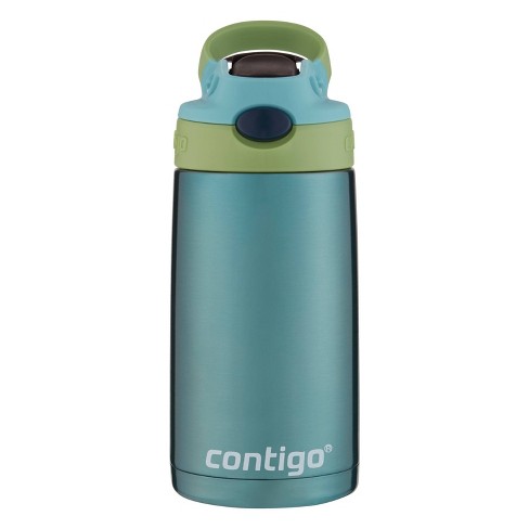 Contigo 13oz Stainless Steel Autospout Kids' Water Bottle Green