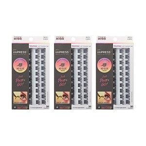 KISS Products imPRESS Press-On False Eyelashes - Voluminous - 90ct - 1 of 4