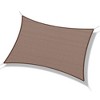 Resenkos 13' x 20' Sun Shade Sail Canopy Outdoor Shade Sail Cloth for Patio Deck Yard with D-Rings and Rope Included, - 3 of 4