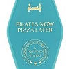 Jollity & Co. - Pilates Now Pizza Later Keychain -  Pack of 1 Plastic Key Chain - 2 of 2