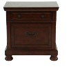 ORRD Nightstand, Classic Style Nightstand, 2 Drawer Side Table - 4 of 4