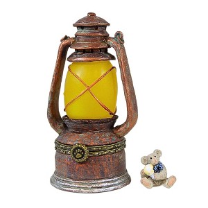 Boyds Bears 3.5 Inch Bearyshines Lantern W/ Edison Treasure Box  Camp 1E Animal Figurines - 1 of 3