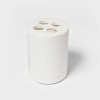 Marble Toothbrush Holder White - Threshold™ - image 3 of 4