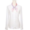 INSPIRE CHIC Women's Floral Printed Cotton Blended Small Square Neck Scarves 1Pc - 2 of 4