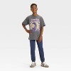 Boys' Fortnite Oversized Short Sleeve Graphic T-Shirt - Dark Gray - 4 of 4