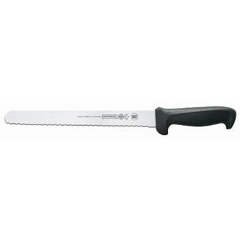 Mundial 5627-10E 10-Inch Serrated Edge Slicing Knife, Black