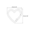 Unique Bargains Metal Heart Shape Handbag Spring Buckle Snap Hook Clip 15 Pcs - 2 of 4