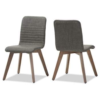 Set of 2 Sugar Mid-century Dining Chairs - Baxton Studio