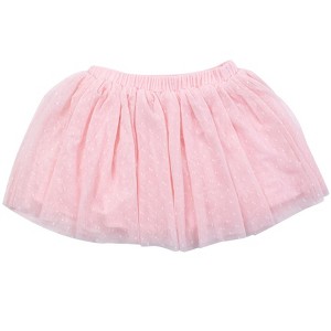 RuffleButts Girls Dotted Tulle Skirt - 1 of 4