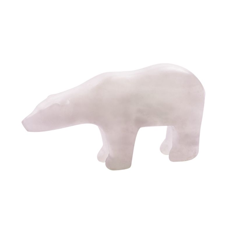Studiostone Creative Polar Bear Alabaster Carving Kit, 3 of 6