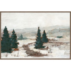 Amanti Art Melting Snow I by Ethan Harper Canvas Wall Art Print Framed - 1 of 4