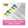 Post-it Flags Arrow Message 1" Page Flags, "Sign Here", Yellow, 50 Flags/Dispenser, 2 Dispensers/Pack - 4 of 4