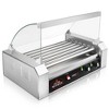 Olde Midway Electric Hot Dog Roller Grill Cooker with Glass Cover, Commercial Grade Machine - 2 of 4