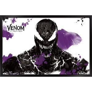 Trends International Marvel Venom: Let There be Carnage - Black and Purple Framed Wall Poster Prints - 1 of 4