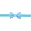 MyKids-Usa Newborn Baby Small Size Bow Patched Pattern Solid Color Elastic Headband - 3 of 4