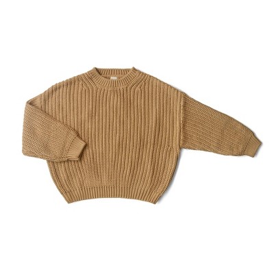 Goumikids Toddler Organic Cotton Chunky Knit Sweater