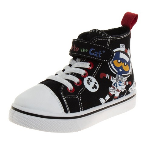 Pete The Cat Toddler Kids' Canvas High Top Sneakers (toddler Sizes) : Target