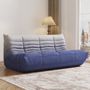 SYFERLORY Armless 3-Seat Togo THREE Seater Large Bean Bag Sofa - 1 of 4