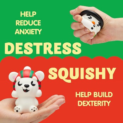 Joyfy 6-Pack Christmas Squishy Toys – Jumbo Slow-Rise Stress Relief ...