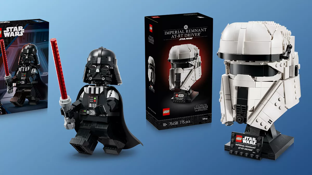 Collection of Star Wars Lego sets.