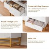 Acekool 6 Drawer Dresser with Gold Metal Legs, Modern Wide Chest for Bedroom or Living Room, 53.5 Inch - 4 of 4