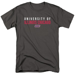 Men's University of Illinois Chicago Official Stacked T-Shirt - 1 of 4