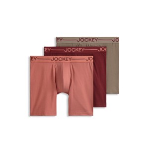Jockey Men's Organic Cotton Stretch 6.5" Boxer Brief - 3 Pack - 1 of 4