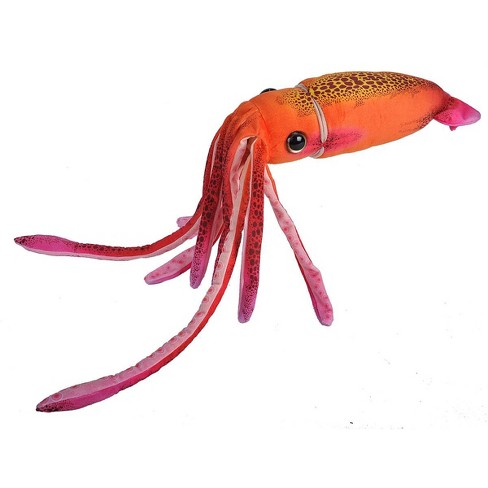 Wild Republic Wr Plush Orange Squid Stuffed Animal 12 Inches Target