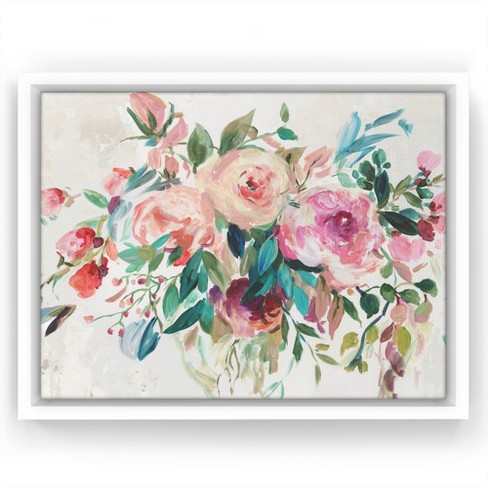 Beautiful floral Painting on 16x20 Canvas
