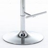 Maliang Swivel Velvet Barstools, Adjusatble Seat Height from 25-33 Inch, for Home Pub and Kitchen Island,Set of 2 - 4 of 4