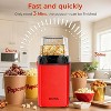 OSTBA 1200W Air Popcorn Maker, 12-Cup Oil-Free Hot Air Popper with Measuring Cup & Butter Tray, Compact Popcorn Machine for Home & Parties - 2 of 4