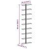 vidaXL Wall Wine Rack Wall Mounted Bottle Holder Storage Organizer for Pantry - 4 of 4