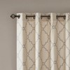 Lycvki Fretwork Print Grommet Top Window Curtain Panel(Only 1 Pc Panel) - 4 of 4