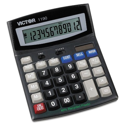 Victor 1190 Executive Desktop Calculator 12-Digit LCD