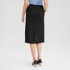 Women's Faux Suede Drawstring Midi A-Line Skirt - A New Day™ - 2 of 4