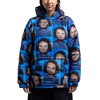 Child's Play Chucky Repeat Images Adult Puffer Hoodie  Large - 4 of 4