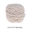 Unique Bargains Yarn Single Ply Polyester Yarn Creamy 1772" 1 Pcs - 3 of 4