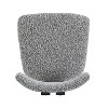 Sapphtopaz Modern Dining Chairs Set of 2 Upholstered Kitchen Chair with Curved Back & Metal Legs Armless Accent Chairs for Living Room, Kitchen - 4 of 4