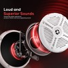 7.7" Component Marine Speakers for Boat Audio with Durable Design, Waterproof + Clear Sound - 4 of 4