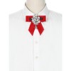 INSPIRE CHIC Women's All-match Fashion Performance Adjustable Diamond-encrusted Brooch Neck Tie - 4 of 4