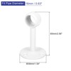 Unique Bargains Stainless Steel Ceiling Mount Polished Surface Curtain Rod Holder 4 Sets - 2 of 4