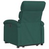 vidaXL Dark Green Stand Up Recliner Chair - Power Lift Assist, Manual Recline, Padded Fabric Seating, Side Pocket, Sturdy Frame for Elderly - 4 of 4